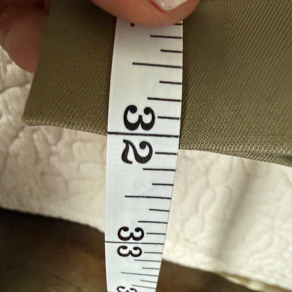 Brooks Brothers Soho Fit Stretch Chino Pants Olive Green Mens 38x32 Advantage - Picture 7 of 7